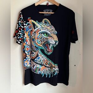 AY GUEY MX Multicolor Tiger Graphic Tee